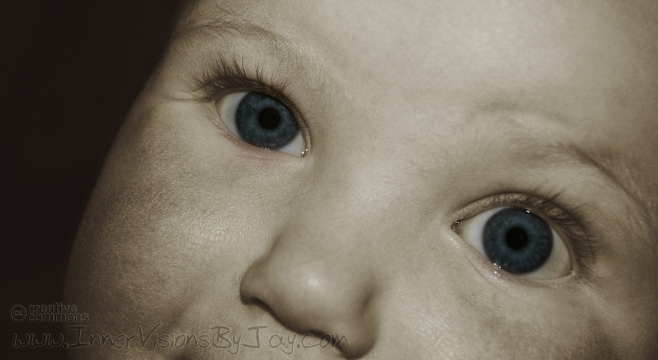 Selective color from Baby portrait