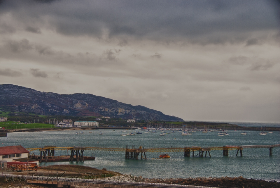 View from the Ferry Port at Holyhead